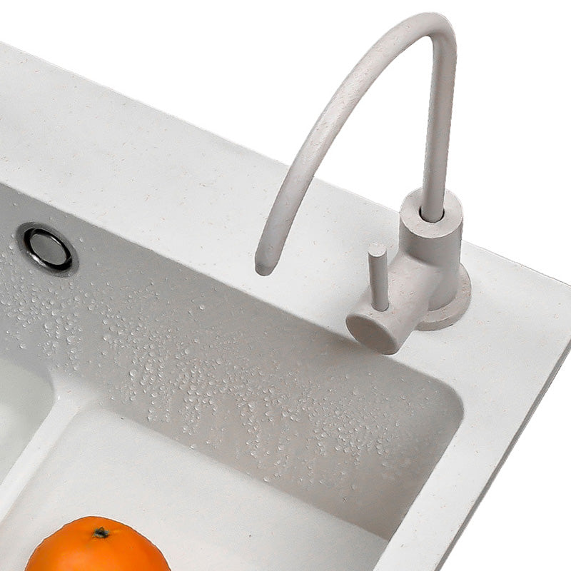 Modern Style Kitchen Sink Granite Kitchen Sink with Drain Assembly Clearhalo 'Home Improvement' 'home_improvement' 'home_improvement_kitchen_sinks' 'Kitchen Remodel & Kitchen Fixtures' 'Kitchen Sinks & Faucet Components' 'Kitchen Sinks' 'kitchen_sinks' 6595174