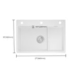 Modern Style Kitchen Sink Granite Kitchen Sink with Drain Assembly Clearhalo 'Home Improvement' 'home_improvement' 'home_improvement_kitchen_sinks' 'Kitchen Remodel & Kitchen Fixtures' 'Kitchen Sinks & Faucet Components' 'Kitchen Sinks' 'kitchen_sinks' 6595175