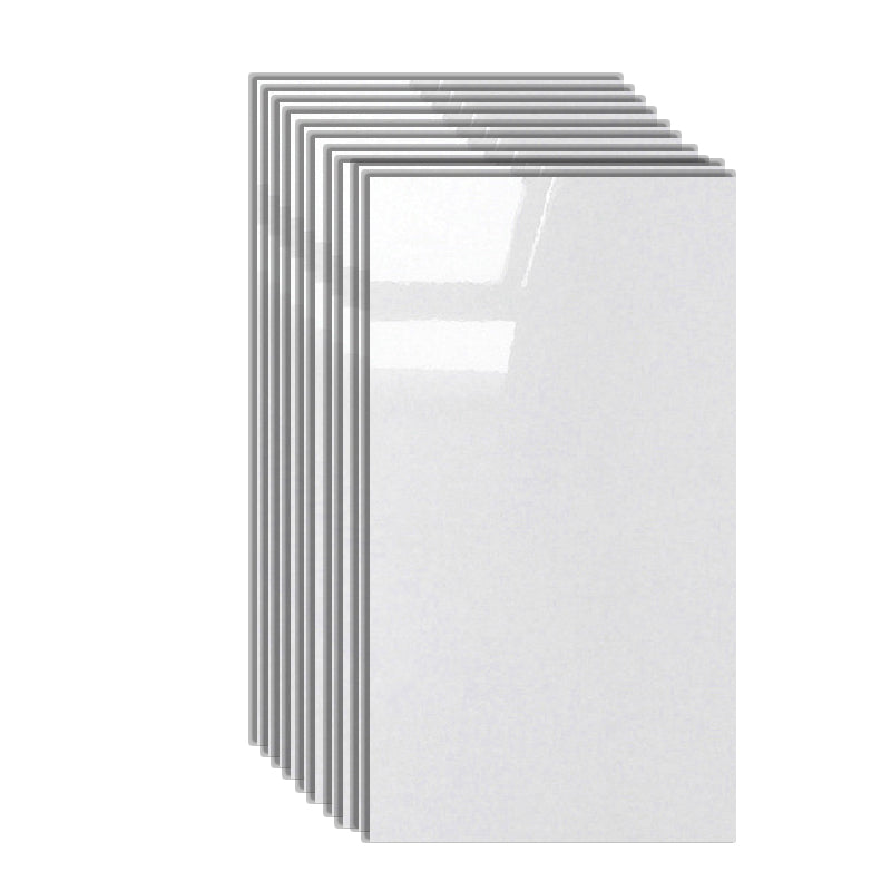 Modern Pure Color Floor Tile Straight Edge Glazed Design Indoor Floor Tile Glossy Polished Clearhalo 'Floor Tiles & Wall Tiles' 'floor_tiles_wall_tiles' 'Flooring 'Home Improvement' 'home_improvement' 'home_improvement_floor_tiles_wall_tiles' Walls and Ceiling' 6595475