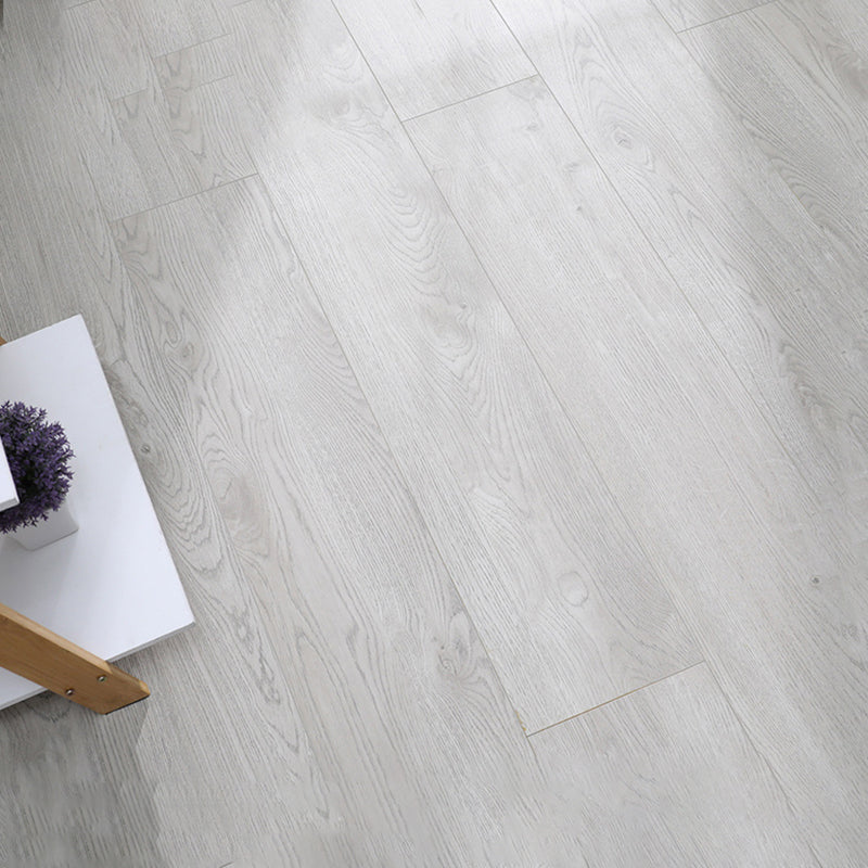Classics Laminate Floor Wood Scratch Resistant Click Laminate Plank Flooring White/ Gray Clearhalo 'Flooring 'Home Improvement' 'home_improvement' 'home_improvement_laminate_flooring' 'Laminate Flooring' 'laminate_flooring' Walls and Ceiling' 6595567