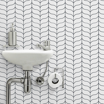 Modern Backsplash Wallpaper 3D Print Peel and Stick Backsplash Tile for Kitchen White 180-Piece Set Clearhalo 'Flooring 'Home Improvement' 'home_improvement' 'home_improvement_peel_stick_blacksplash' 'Peel & Stick Backsplash Tile' 'peel_stick_blacksplash' 'Walls & Ceilings' Walls and Ceiling' 6595608