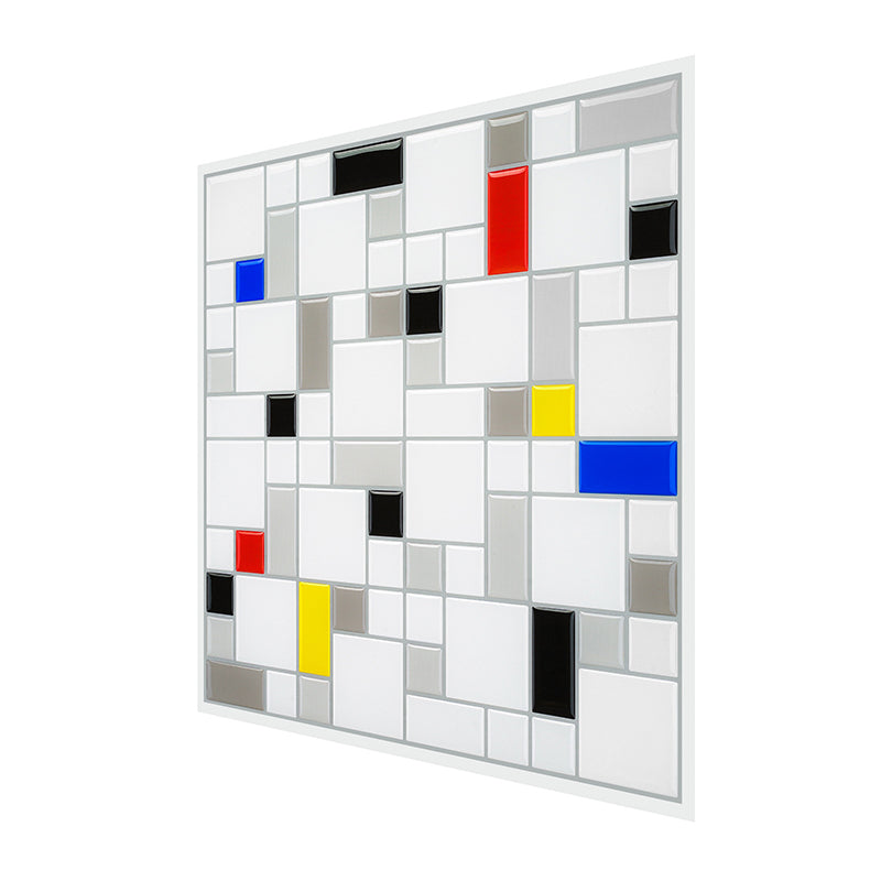 Modern Kitchen Backsplash Wallpaper Peel and Stick Single Tile Clearhalo 'Flooring 'Home Improvement' 'home_improvement' 'home_improvement_peel_stick_blacksplash' 'Peel & Stick Backsplash Tile' 'peel_stick_blacksplash' 'Walls & Ceilings' Walls and Ceiling' 6595622