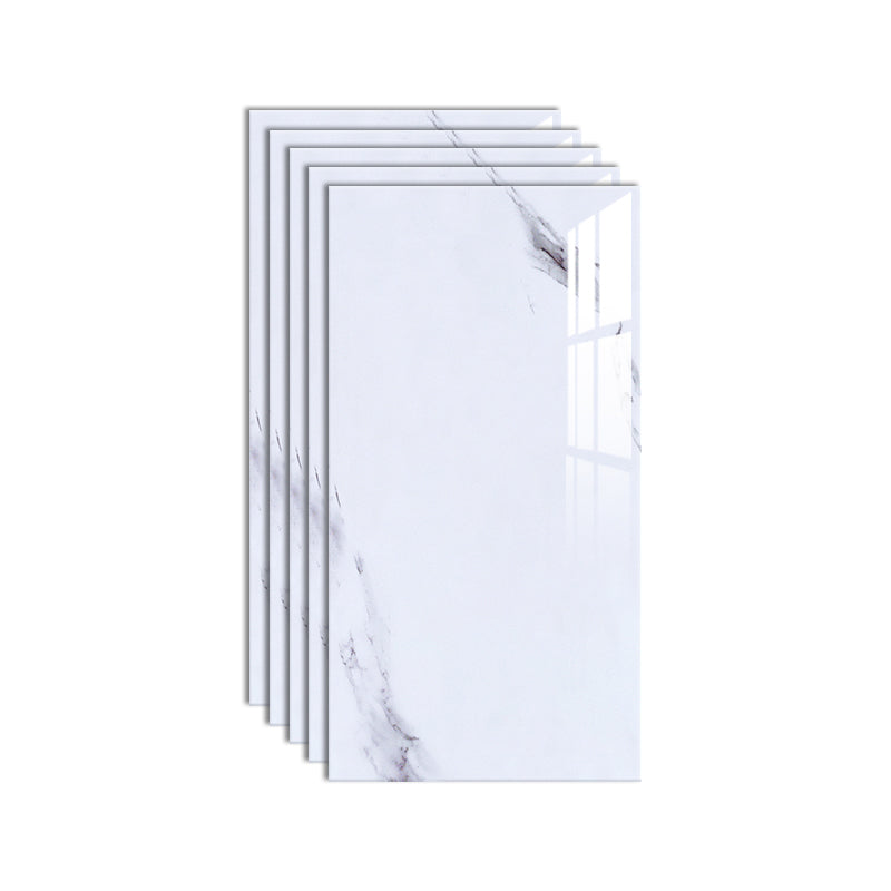 Contemporary Wallpaper Modern Style Bathroom Wallpaper with Rectangle Shape White Clearhalo 'Flooring 'Home Improvement' 'home_improvement' 'home_improvement_peel_stick_blacksplash' 'Peel & Stick Backsplash Tile' 'peel_stick_blacksplash' 'Walls & Ceilings' Walls and Ceiling' 6595641