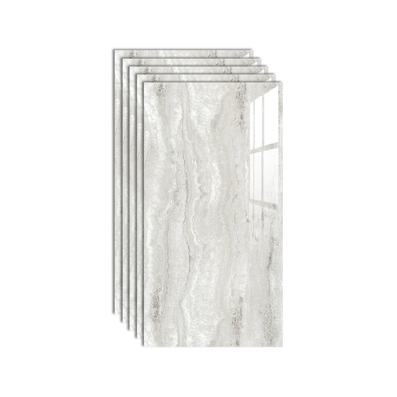 Contemporary Wallpaper Modern Style Bathroom Wallpaper with Rectangle Shape Gray-Yellow Clearhalo 'Flooring 'Home Improvement' 'home_improvement' 'home_improvement_peel_stick_blacksplash' 'Peel & Stick Backsplash Tile' 'peel_stick_blacksplash' 'Walls & Ceilings' Walls and Ceiling' 6595650