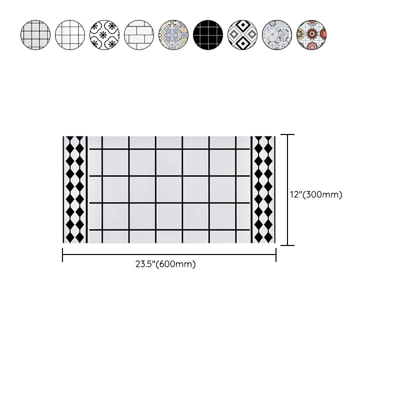 Modern Style Wallpaper Kitchen Single Tile Wallpaper with Rectangle Shape Clearhalo 'Flooring 'Home Improvement' 'home_improvement' 'home_improvement_peel_stick_blacksplash' 'Peel & Stick Backsplash Tile' 'peel_stick_blacksplash' 'Walls & Ceilings' Walls and Ceiling' 6595677