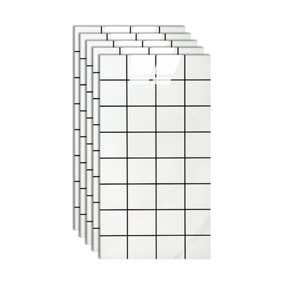 Modern Kitchen Backsplash Wallpaper Printed Peel and Stick Backsplash Tiles White Clearhalo 'Flooring 'Home Improvement' 'home_improvement' 'home_improvement_peel_stick_blacksplash' 'Peel & Stick Backsplash Tile' 'peel_stick_blacksplash' 'Walls & Ceilings' Walls and Ceiling' 6595694