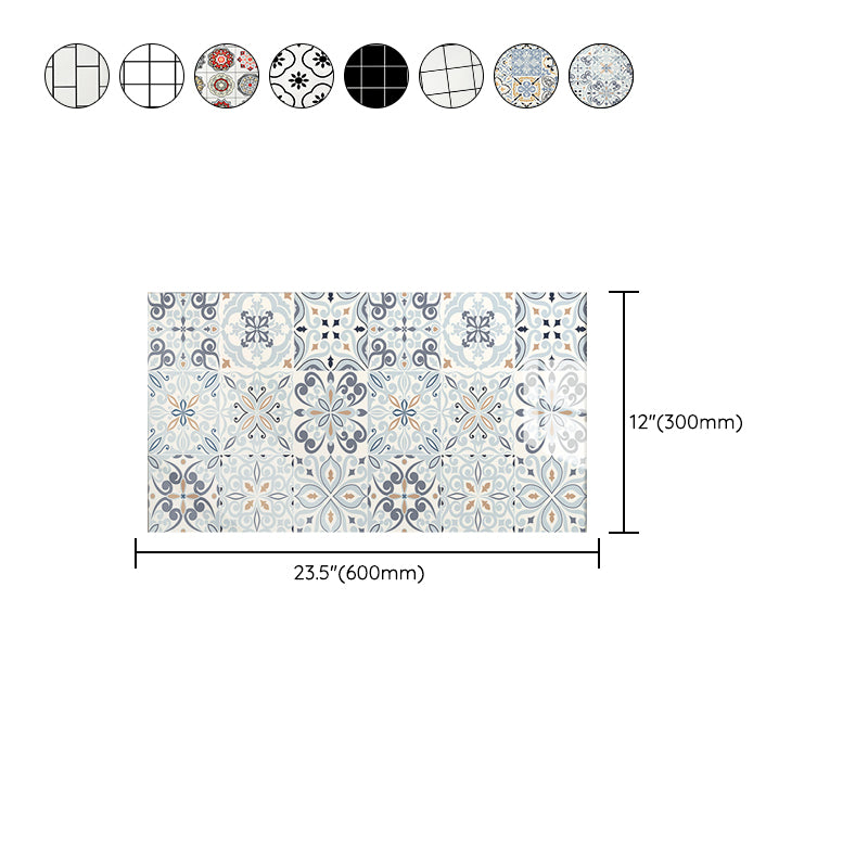 Modern Kitchen Backsplash Wallpaper Printed Peel and Stick Backsplash Tiles Clearhalo 'Flooring 'Home Improvement' 'home_improvement' 'home_improvement_peel_stick_blacksplash' 'Peel & Stick Backsplash Tile' 'peel_stick_blacksplash' 'Walls & Ceilings' Walls and Ceiling' 6595700