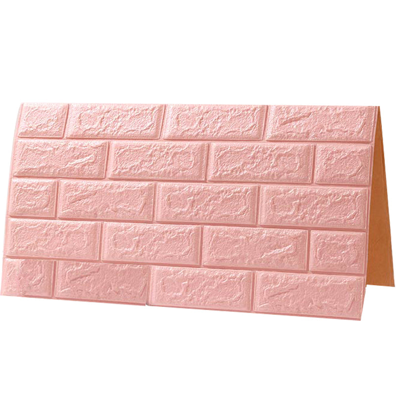 Modern Wall Panel PVC 3D Embossed Self-Adhesive Waterproof Wall Access Panel Clearhalo 'Flooring 'Home Improvement' 'home_improvement' 'home_improvement_wall_paneling' 'Wall Paneling' 'wall_paneling' 'Walls & Ceilings' Walls and Ceiling' 6595707