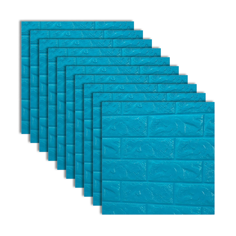 Modern Panel PVC 3D Embossed Self-Adhesive Paintable Indoor Wall Ceiling Blue Clearhalo 'Flooring 'Home Improvement' 'home_improvement' 'home_improvement_wall_paneling' 'Wall Paneling' 'wall_paneling' 'Walls & Ceilings' Walls and Ceiling' 6595723