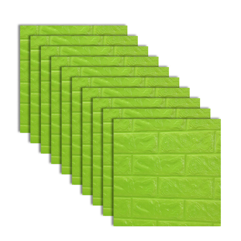 Modern Panel PVC 3D Embossed Self-Adhesive Paintable Indoor Wall Ceiling Fruit Green Clearhalo 'Flooring 'Home Improvement' 'home_improvement' 'home_improvement_wall_paneling' 'Wall Paneling' 'wall_paneling' 'Walls & Ceilings' Walls and Ceiling' 6595745