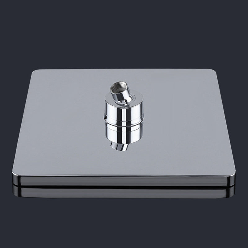 Bathroom Shower Head Square Ceiling Mounted Rain Fall Fixed Shower Head Clearhalo 'Bathroom Remodel & Bathroom Fixtures' 'Home Improvement' 'home_improvement' 'home_improvement_shower_heads' 'Shower Heads' 'shower_heads' 'Showers & Bathtubs Plumbing' 'Showers & Bathtubs' 6595817