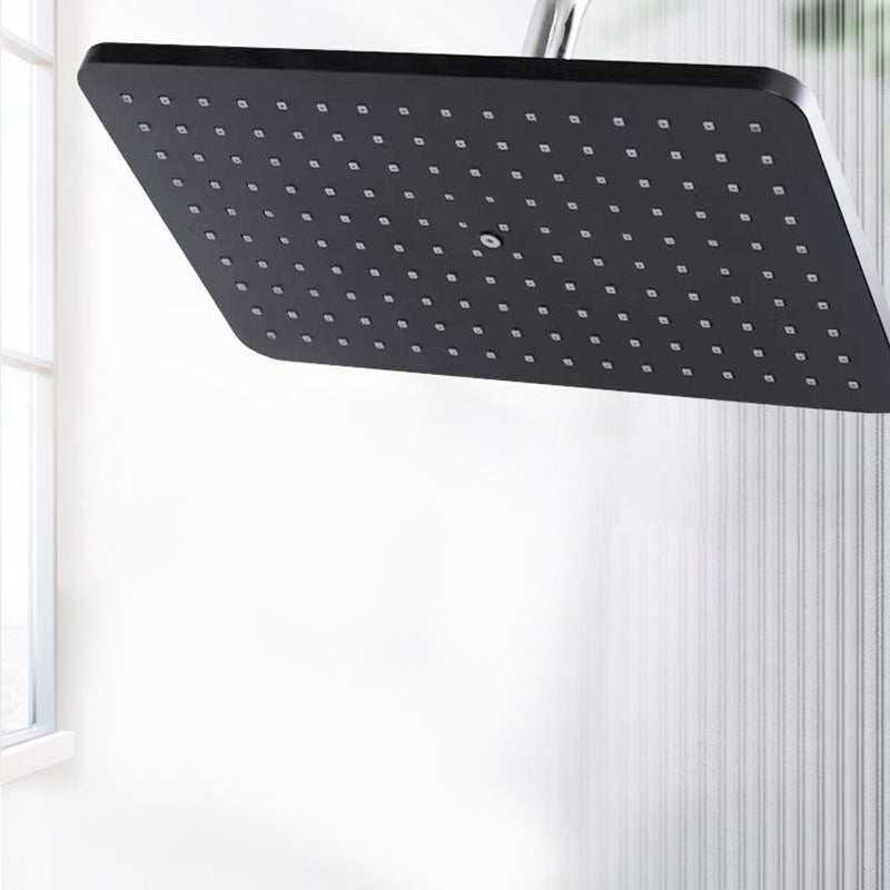 Modern Shower Head Rain Fall Fixed Shower Head Square Rain Fall Hand Shower Clearhalo 'Bathroom Remodel & Bathroom Fixtures' 'Home Improvement' 'home_improvement' 'home_improvement_shower_heads' 'Shower Heads' 'shower_heads' 'Showers & Bathtubs Plumbing' 'Showers & Bathtubs' 6595827