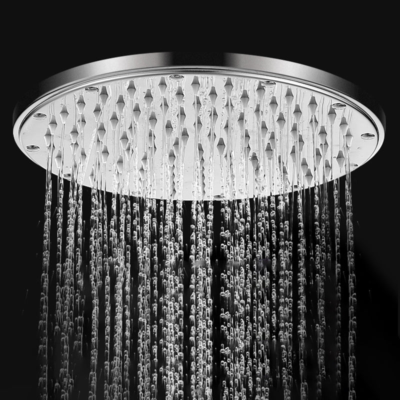 Contemporary Style Shower Head Bathroom Fixed Shower Head with Round and Square Shape Clearhalo 'Bathroom Remodel & Bathroom Fixtures' 'Home Improvement' 'home_improvement' 'home_improvement_shower_heads' 'Shower Heads' 'shower_heads' 'Showers & Bathtubs Plumbing' 'Showers & Bathtubs' 6595861
