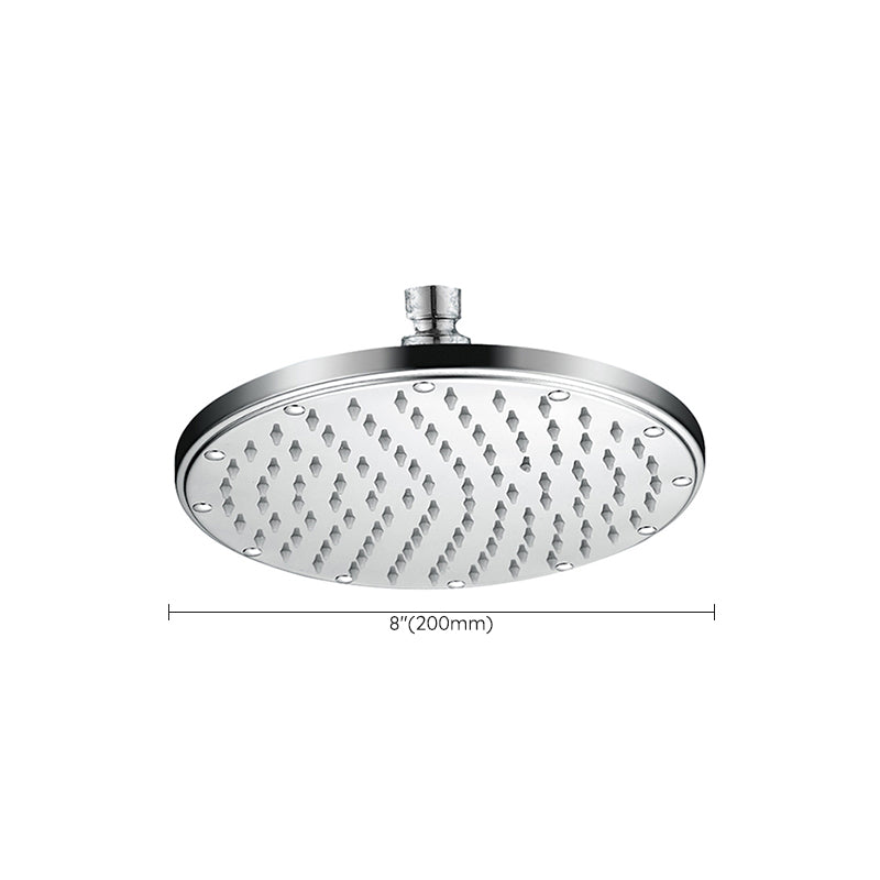 Contemporary Style Shower Head Bathroom Fixed Shower Head with Round and Square Shape Clearhalo 'Bathroom Remodel & Bathroom Fixtures' 'Home Improvement' 'home_improvement' 'home_improvement_shower_heads' 'Shower Heads' 'shower_heads' 'Showers & Bathtubs Plumbing' 'Showers & Bathtubs' 6595863