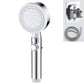 Plastic Bathroom Shower Head Adjustable Spray Pattern Shower Head Silver Shower Heads & Hose & Wall pedestal Clearhalo 'Bathroom Remodel & Bathroom Fixtures' 'Home Improvement' 'home_improvement' 'home_improvement_shower_heads' 'Shower Heads' 'shower_heads' 'Showers & Bathtubs Plumbing' 'Showers & Bathtubs' 6595879