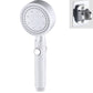 Plastic Bathroom Shower Head Adjustable Spray Pattern Shower Head White Shower Heads & Hose & Wall pedestal Clearhalo 'Bathroom Remodel & Bathroom Fixtures' 'Home Improvement' 'home_improvement' 'home_improvement_shower_heads' 'Shower Heads' 'shower_heads' 'Showers & Bathtubs Plumbing' 'Showers & Bathtubs' 6595885