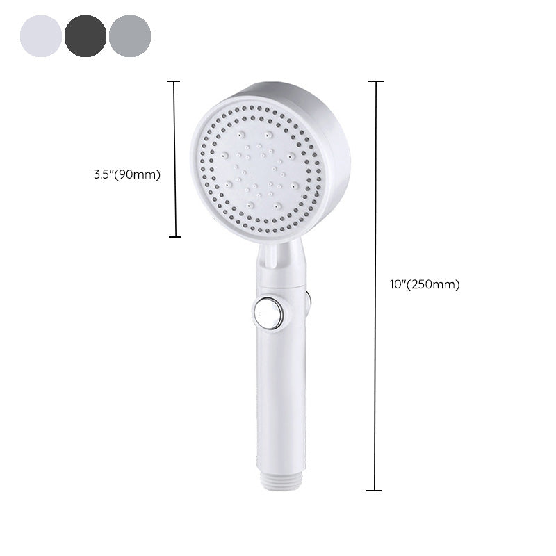 Plastic Bathroom Shower Head Adjustable Spray Pattern Shower Head Clearhalo 'Bathroom Remodel & Bathroom Fixtures' 'Home Improvement' 'home_improvement' 'home_improvement_shower_heads' 'Shower Heads' 'shower_heads' 'Showers & Bathtubs Plumbing' 'Showers & Bathtubs' 6595888