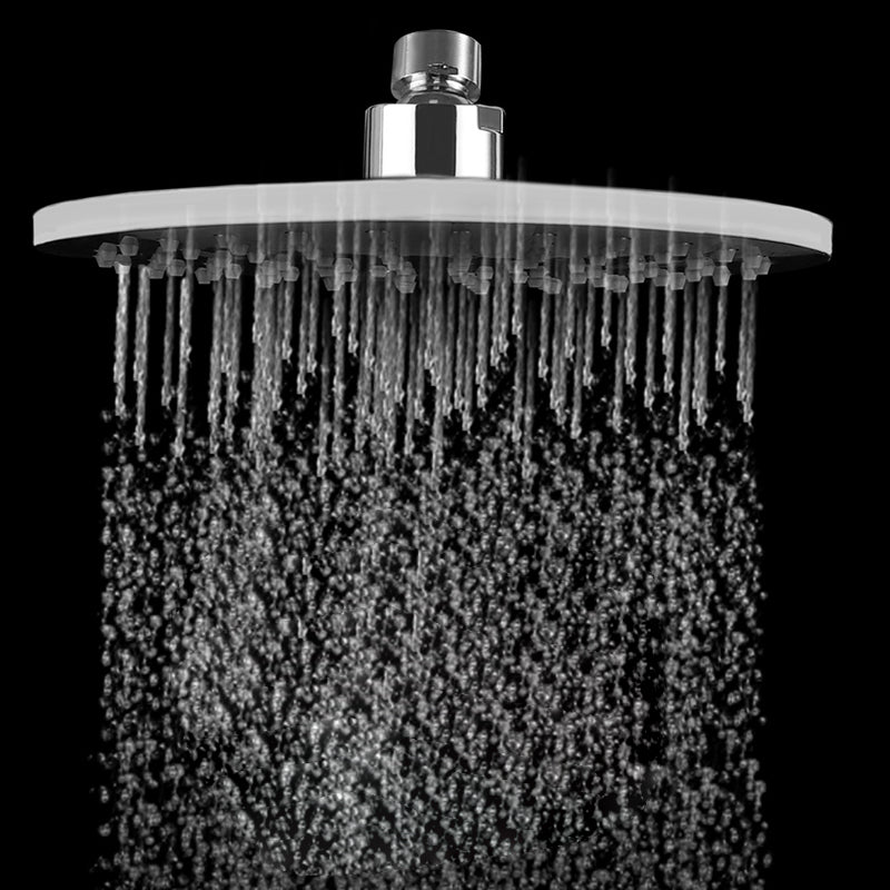 Bathroom Shower Head Round Rain Fall Ceiling Mounted Fixed Shower Head Clearhalo 'Bathroom Remodel & Bathroom Fixtures' 'Home Improvement' 'home_improvement' 'home_improvement_shower_heads' 'Shower Heads' 'shower_heads' 'Showers & Bathtubs Plumbing' 'Showers & Bathtubs' 6596011