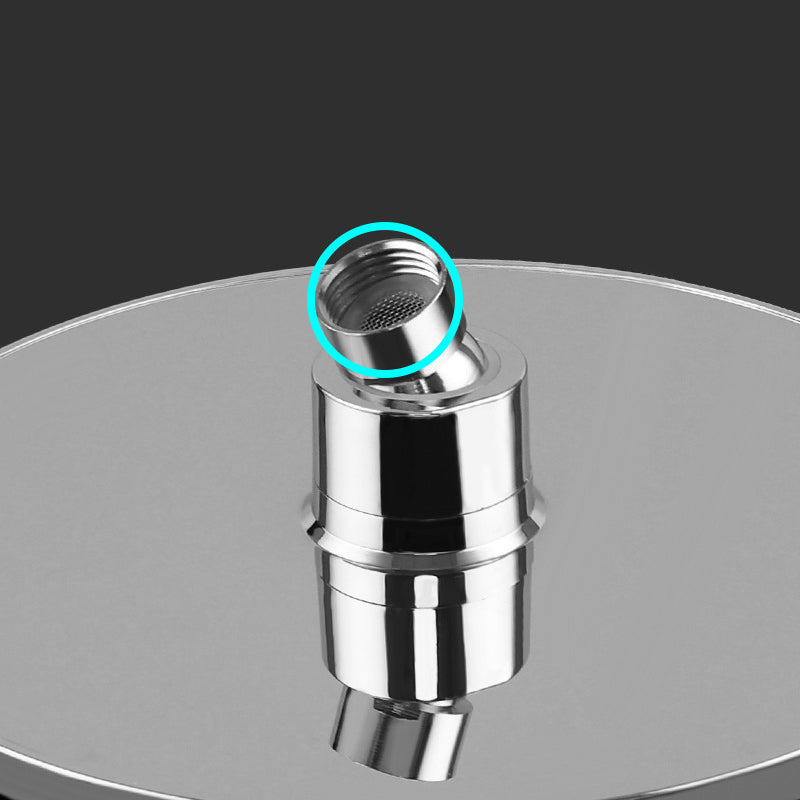 Bathroom Shower Head Round Rain Fall Ceiling Mounted Fixed Shower Head Clearhalo 'Bathroom Remodel & Bathroom Fixtures' 'Home Improvement' 'home_improvement' 'home_improvement_shower_heads' 'Shower Heads' 'shower_heads' 'Showers & Bathtubs Plumbing' 'Showers & Bathtubs' 6596016