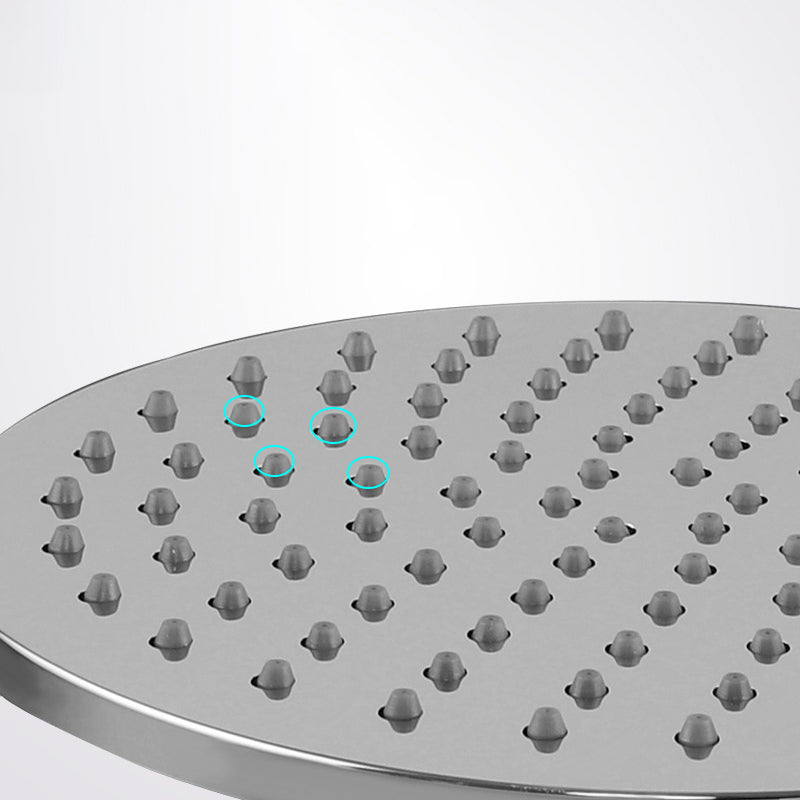 Bathroom Shower Head Round Rain Fall Ceiling Mounted Fixed Shower Head Clearhalo 'Bathroom Remodel & Bathroom Fixtures' 'Home Improvement' 'home_improvement' 'home_improvement_shower_heads' 'Shower Heads' 'shower_heads' 'Showers & Bathtubs Plumbing' 'Showers & Bathtubs' 6596017