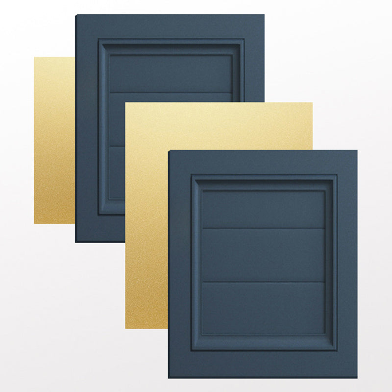 Blue Rectangle Vanity Set Metal Frame Wall-Mounted 2 Doors Mirror Single Sink Bath Vanity Clearhalo 'Bathroom Remodel & Bathroom Fixtures' 'Bathroom Vanities' 'bathroom_vanities' 'Home Improvement' 'home_improvement' 'home_improvement_bathroom_vanities' 6597900