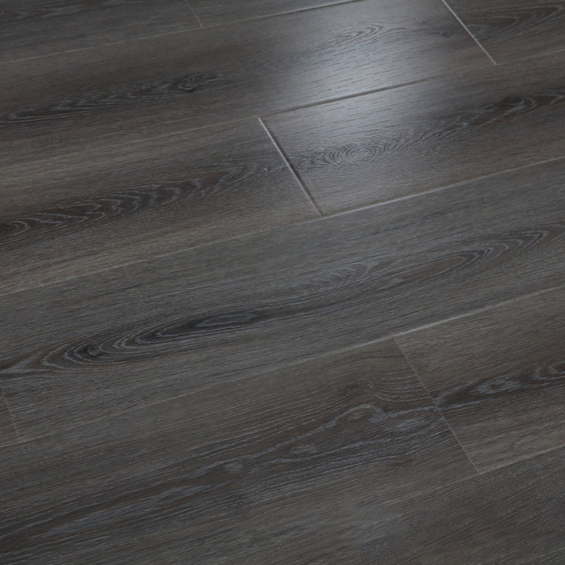 Modern Laminate Floor Wood Stain Resistant and Waterproof Laminate Plank Flooring Black Clearhalo 'Flooring 'Home Improvement' 'home_improvement' 'home_improvement_laminate_flooring' 'Laminate Flooring' 'laminate_flooring' Walls and Ceiling' 6597997