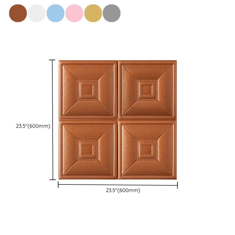 Glam Style Foam Waterproof Wall Paneling Living Room 3D Embossed Wall Paneling Clearhalo 'Flooring 'Home Improvement' 'home_improvement' 'home_improvement_wall_paneling' 'Wall Paneling' 'wall_paneling' 'Walls & Ceilings' Walls and Ceiling' 6598233