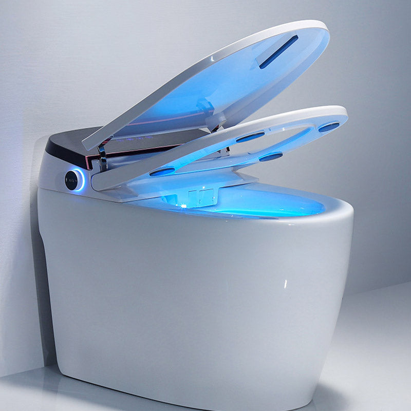 Modern All-In-One Toilet Bowl Skirted Toilet with Seat for Bathroom Off Seat Flushing (Standard Configuration Version) 12" Clearhalo 'Bathroom Remodel & Bathroom Fixtures' 'Home Improvement' 'home_improvement' 'home_improvement_toilets' 'Toilets & Bidets' 'Toilets' 6611273