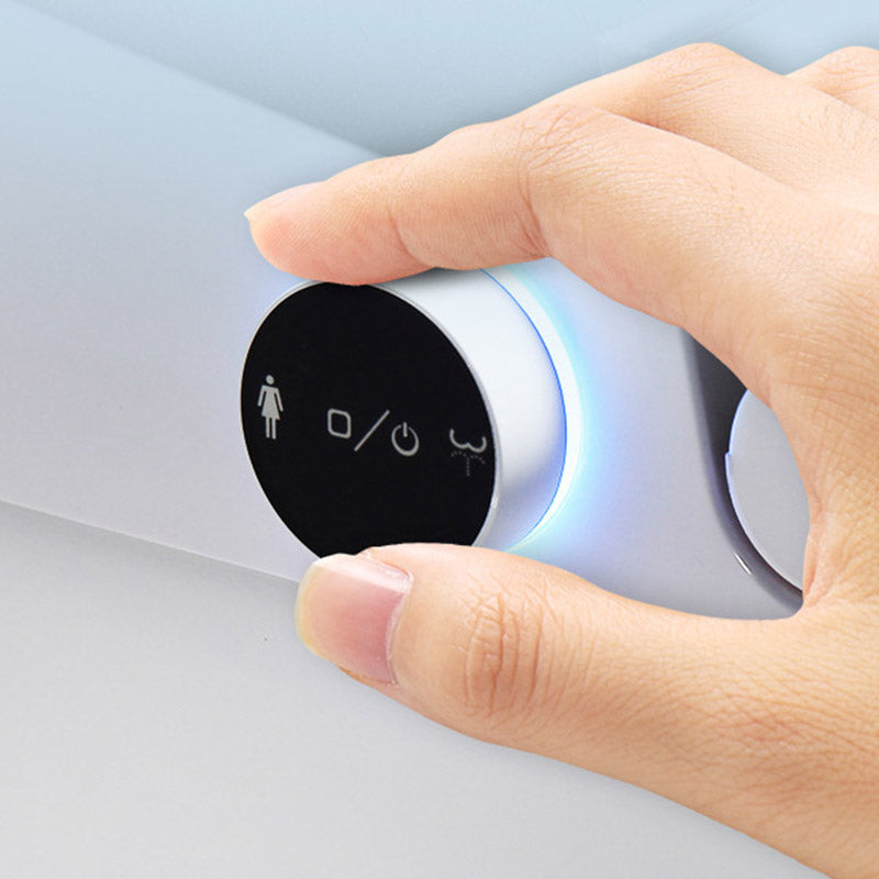 Modern All-In-One Toilet Bowl Skirted Toilet with Seat for Bathroom Clearhalo 'Bathroom Remodel & Bathroom Fixtures' 'Home Improvement' 'home_improvement' 'home_improvement_toilets' 'Toilets & Bidets' 'Toilets' 6611278