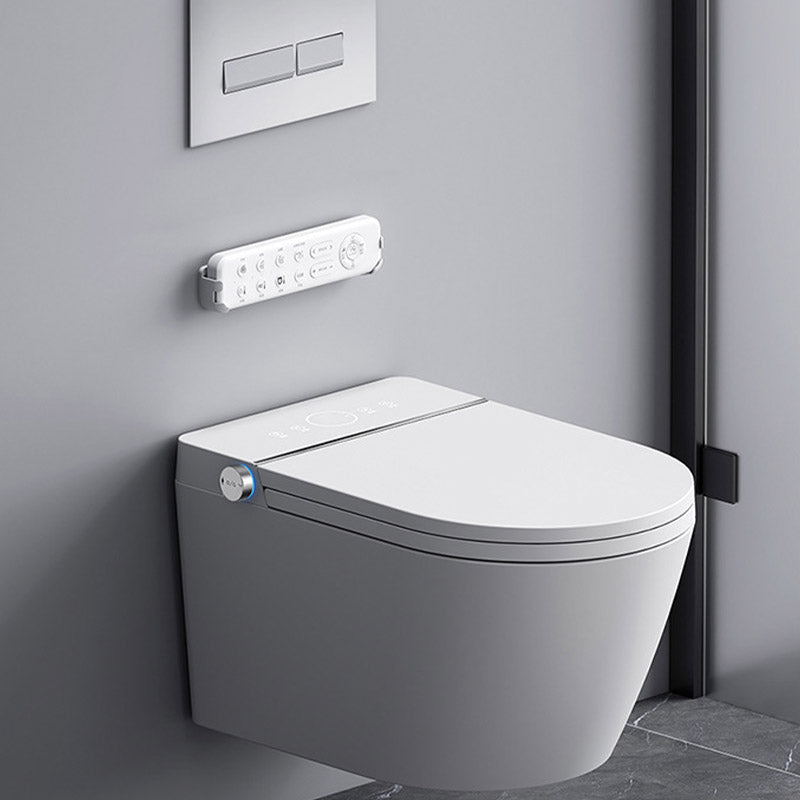 Modern Heated Seat Toilet ABS Wall Mount Flush Toilet for Home Use Clearhalo 'Bathroom Remodel & Bathroom Fixtures' 'Home Improvement' 'home_improvement' 'home_improvement_toilets' 'Toilets & Bidets' 'Toilets' 6611287