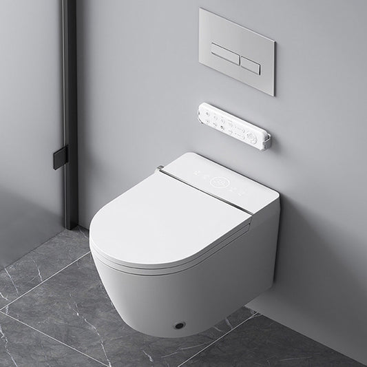 Modern Heated Seat Toilet ABS Wall Mount Flush Toilet for Home Use Clearhalo 'Bathroom Remodel & Bathroom Fixtures' 'Home Improvement' 'home_improvement' 'home_improvement_toilets' 'Toilets & Bidets' 'Toilets' 6611296
