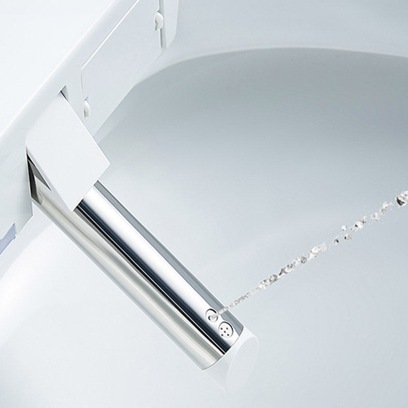 Floor Mounted Toilet One-Piece Toilet Siphon Jet Porcelain Toilet Bowl Clearhalo 'Bathroom Remodel & Bathroom Fixtures' 'Home Improvement' 'home_improvement' 'home_improvement_toilets' 'Toilets & Bidets' 'Toilets' 6611308