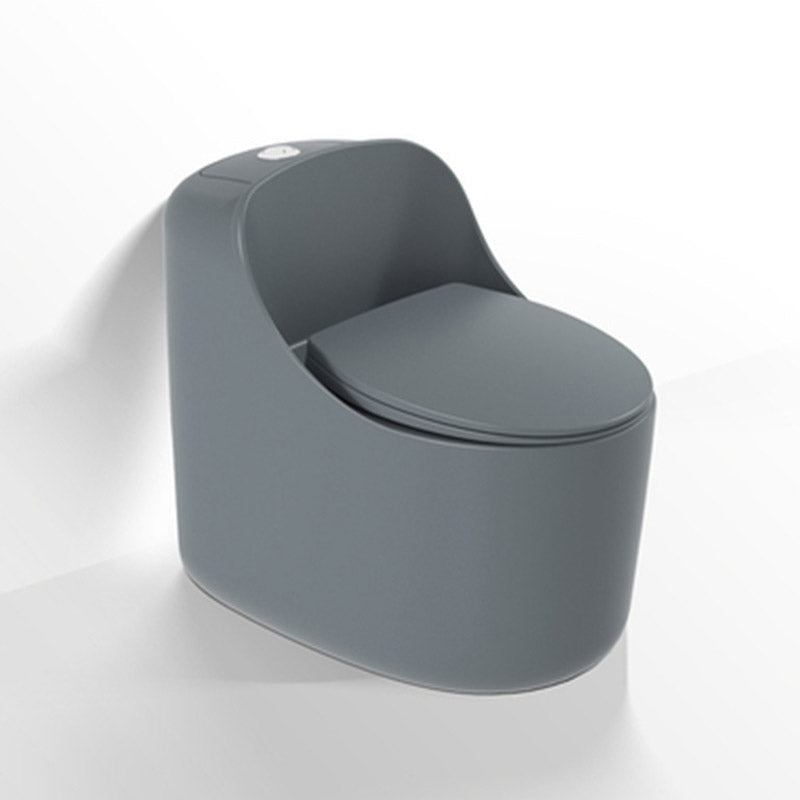 Contemporary All-In-One Toilet Bowl Floor Mounted Urine Toilet for Bathroom Grey Clearhalo 'Bathroom Remodel & Bathroom Fixtures' 'Home Improvement' 'home_improvement' 'home_improvement_toilets' 'Toilets & Bidets' 'Toilets' 6611317