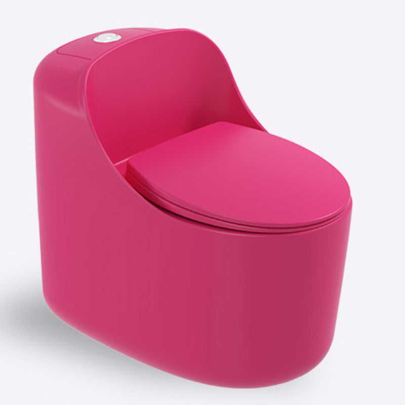 Contemporary All-In-One Toilet Bowl Floor Mounted Urine Toilet for Bathroom Red Clearhalo 'Bathroom Remodel & Bathroom Fixtures' 'Home Improvement' 'home_improvement' 'home_improvement_toilets' 'Toilets & Bidets' 'Toilets' 6611323