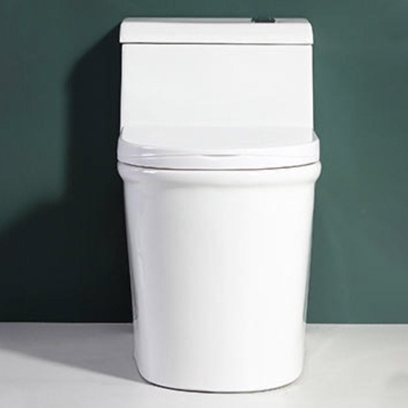 Traditional 1-Piece Toilet Bowl Floor Mounted White Urine Toilet for Bathroom 15.4"L x 28.7"W x 26"H 12" Clearhalo 'Bathroom Remodel & Bathroom Fixtures' 'Home Improvement' 'home_improvement' 'home_improvement_toilets' 'Toilets & Bidets' 'Toilets' 6611375