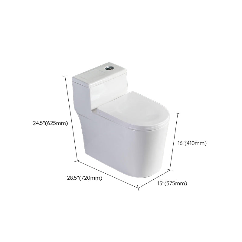Traditional 1-Piece Toilet Bowl Floor Mounted White Urine Toilet for Bathroom Clearhalo 'Bathroom Remodel & Bathroom Fixtures' 'Home Improvement' 'home_improvement' 'home_improvement_toilets' 'Toilets & Bidets' 'Toilets' 6611396