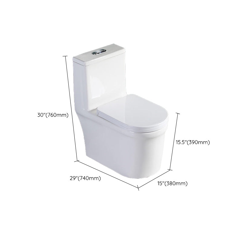 Traditional 1-Piece Toilet Bowl Floor Mounted White Urine Toilet for Bathroom Clearhalo 'Bathroom Remodel & Bathroom Fixtures' 'Home Improvement' 'home_improvement' 'home_improvement_toilets' 'Toilets & Bidets' 'Toilets' 6611398