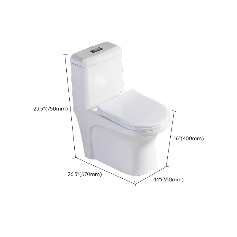 Traditional 1-Piece Toilet Bowl Floor Mounted White Urine Toilet for Bathroom Clearhalo 'Bathroom Remodel & Bathroom Fixtures' 'Home Improvement' 'home_improvement' 'home_improvement_toilets' 'Toilets & Bidets' 'Toilets' 6611399