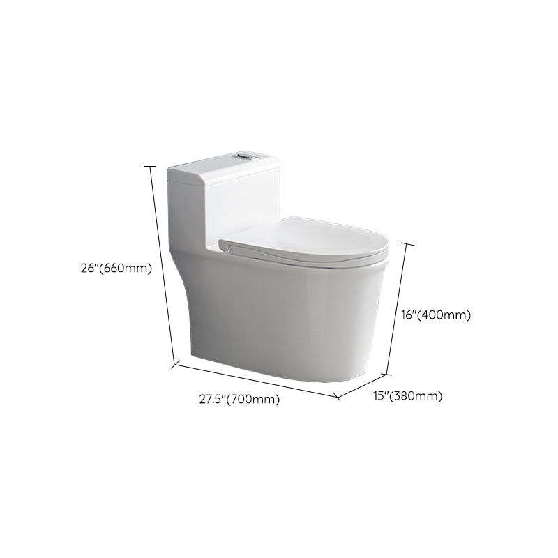 Contemporary 1-Piece Toilet Bowl Floor Mounted White Urine Toilet for Bathroom Clearhalo 'Bathroom Remodel & Bathroom Fixtures' 'Home Improvement' 'home_improvement' 'home_improvement_toilets' 'Toilets & Bidets' 'Toilets' 6611420