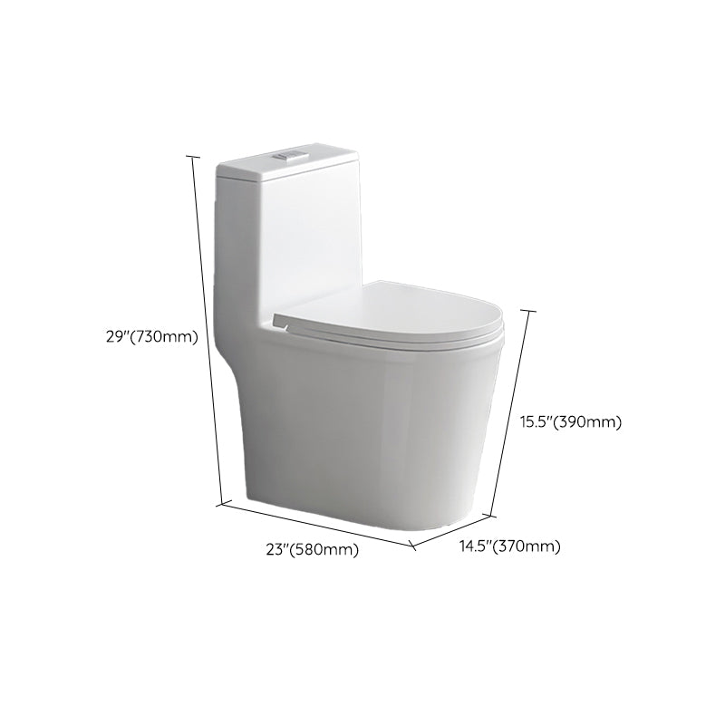 Contemporary 1-Piece Toilet Bowl Floor Mounted White Urine Toilet for Bathroom Clearhalo 'Bathroom Remodel & Bathroom Fixtures' 'Home Improvement' 'home_improvement' 'home_improvement_toilets' 'Toilets & Bidets' 'Toilets' 6611422