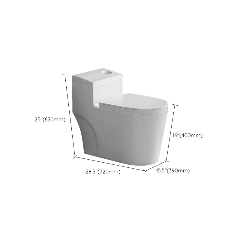 Contemporary 1-Piece Toilet Bowl Floor Mounted White Urine Toilet for Bathroom Clearhalo 'Bathroom Remodel & Bathroom Fixtures' 'Home Improvement' 'home_improvement' 'home_improvement_toilets' 'Toilets & Bidets' 'Toilets' 6611423