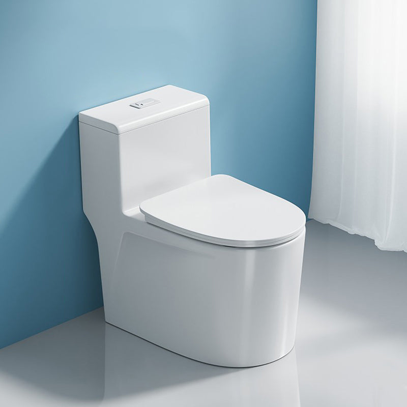 Modern 1-Piece Toilet Bowl Floor Mounted White Urine Toilet for Bathroom 15"L x 27"W x 26"H Clearhalo 'Bathroom Remodel & Bathroom Fixtures' 'Home Improvement' 'home_improvement' 'home_improvement_toilets' 'Toilets & Bidets' 'Toilets' 6611432