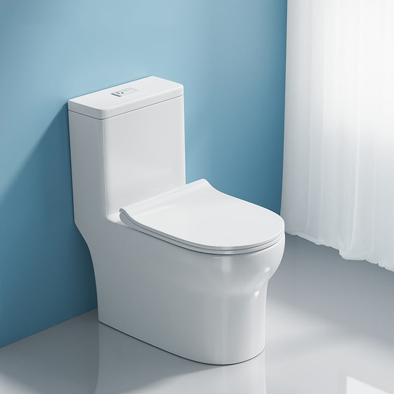 Modern 1-Piece Toilet Bowl Floor Mounted White Urine Toilet for Bathroom 15"L x 27"W x 31"H Clearhalo 'Bathroom Remodel & Bathroom Fixtures' 'Home Improvement' 'home_improvement' 'home_improvement_toilets' 'Toilets & Bidets' 'Toilets' 6611433
