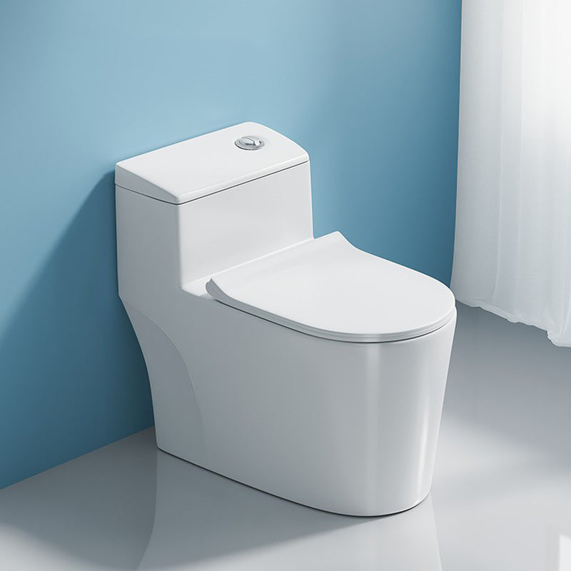 Modern 1-Piece Toilet Bowl Floor Mounted White Urine Toilet for Bathroom 15"L x 28"W x 25"H Clearhalo 'Bathroom Remodel & Bathroom Fixtures' 'Home Improvement' 'home_improvement' 'home_improvement_toilets' 'Toilets & Bidets' 'Toilets' 6611435