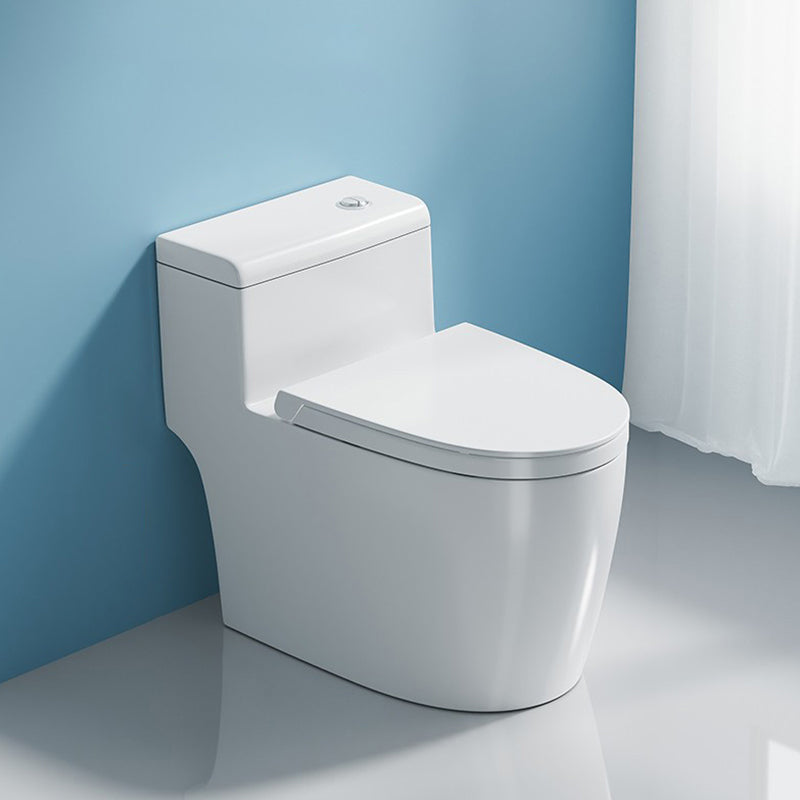Modern 1-Piece Toilet Bowl Floor Mounted White Urine Toilet for Bathroom 16"L x 28"W x 24"H Clearhalo 'Bathroom Remodel & Bathroom Fixtures' 'Home Improvement' 'home_improvement' 'home_improvement_toilets' 'Toilets & Bidets' 'Toilets' 6611441