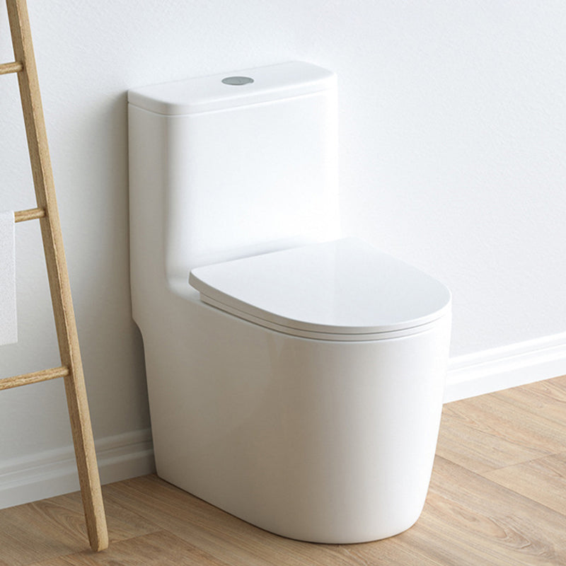 Traditional All-In-One Toilet Floor Mounted White Urine Toilet for Bathroom 14" Clearhalo 'Bathroom Remodel & Bathroom Fixtures' 'Home Improvement' 'home_improvement' 'home_improvement_toilets' 'Toilets & Bidets' 'Toilets' 6611462