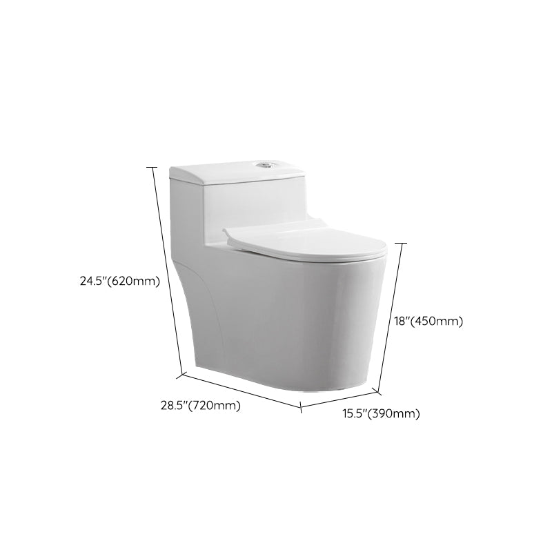 Contemporary One Piece Toilet Bowl Floor Mount White Urine Toilet for Bathroom Clearhalo 'Bathroom Remodel & Bathroom Fixtures' 'Home Improvement' 'home_improvement' 'home_improvement_toilets' 'Toilets & Bidets' 'Toilets' 6611523