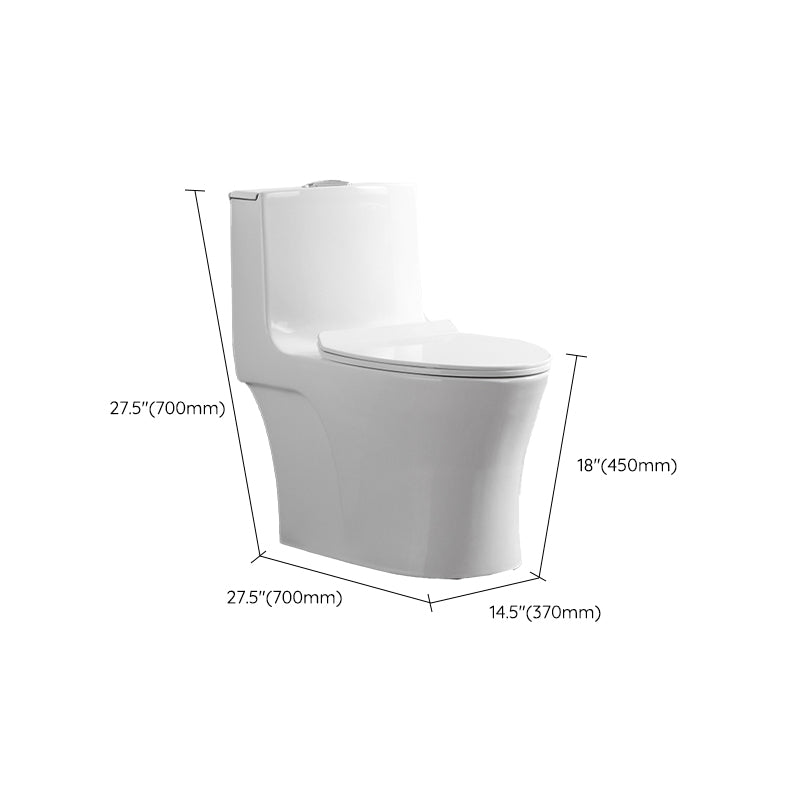Contemporary One Piece Toilet Bowl Floor Mount White Urine Toilet for Bathroom Clearhalo 'Bathroom Remodel & Bathroom Fixtures' 'Home Improvement' 'home_improvement' 'home_improvement_toilets' 'Toilets & Bidets' 'Toilets' 6611525