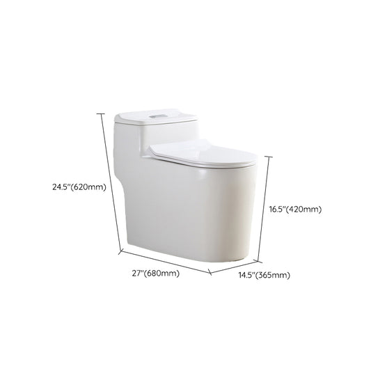 Traditional One Piece Toilet Bowl Floor Mount White Urine Toilet for Bathroom Clearhalo 'Bathroom Remodel & Bathroom Fixtures' 'Home Improvement' 'home_improvement' 'home_improvement_toilets' 'Toilets & Bidets' 'Toilets' 6611545