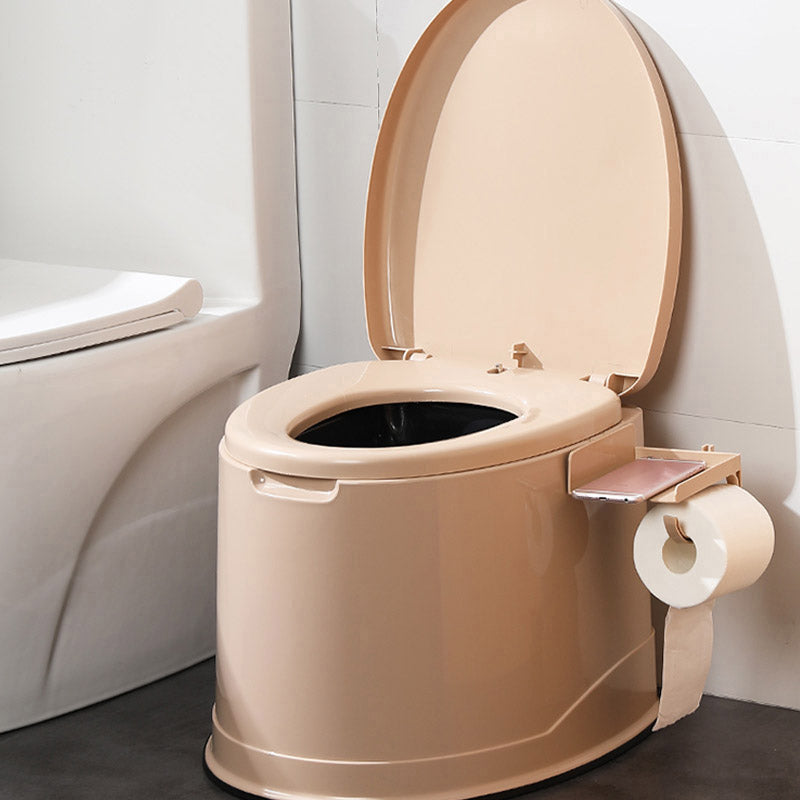 Contemporary Plastic Toilet Floor Mounted Toilet Bowl with Slow Close Seat for Washroom Clearhalo 'Bathroom Remodel & Bathroom Fixtures' 'Home Improvement' 'home_improvement' 'home_improvement_toilets' 'Toilets & Bidets' 'Toilets' 6611566